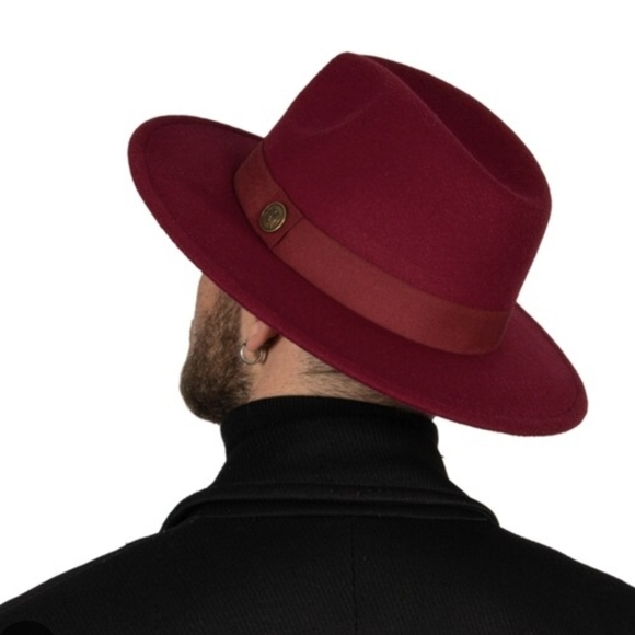 Goorin Bros Deep Red Fedora - Picture 1 of 5